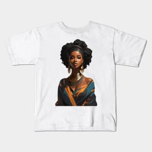 Afrocentric Woman Kids T-Shirt